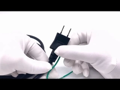 Japão 3-Pin Plug To IEC 320 C13 AC Power Cord Set