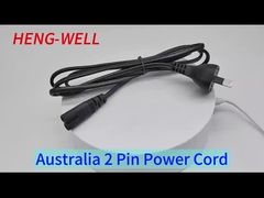 SAA AU Power Cord Austrália 2 Pin Plug Extension Cable 7.5A 250V