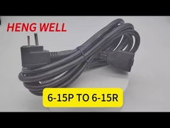 6-15P para 6-15R USA 3 PIN POWER CORD