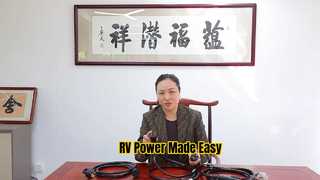 Cabo de extensão para RV 30 AMP para serviço pesado visível à noite