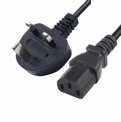 HENG WELL Reino Unido Cordão de alimentação de 3 pinos para eletrônicos de consumo 220V - 250V 13A