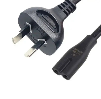 2 pin plug Australia cabos de alimentação cabos de extensão Australia SAA cabos de alimentação