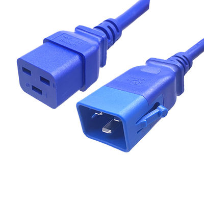 Cabo de extensão de energia IEC, C19 a C20 Cabo de alimentação listado UL