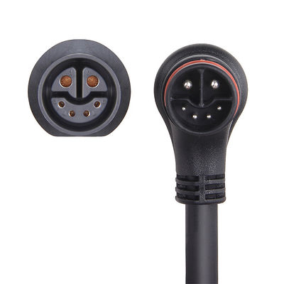 Heng-well 2+4 Pins Connector para E-bike Elétrico Bateria de Nova Energia E-bike Conector à prova d'água