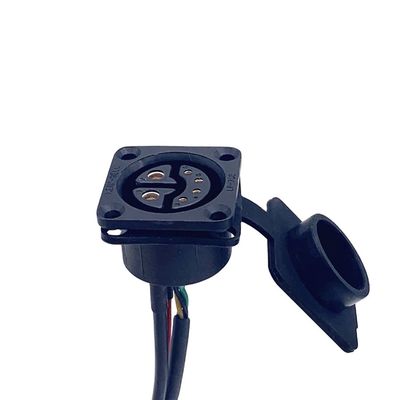 2 4 pin conector de bicicleta elétrica para bateria de nova energia E-bike à prova de pó