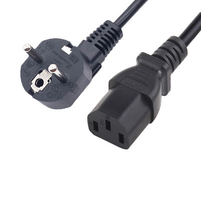 Cabo de alimentação elétrico de 3 pinos, IEC KC Coreia C13 C5 cabo de extensão 1,5m 1,8m