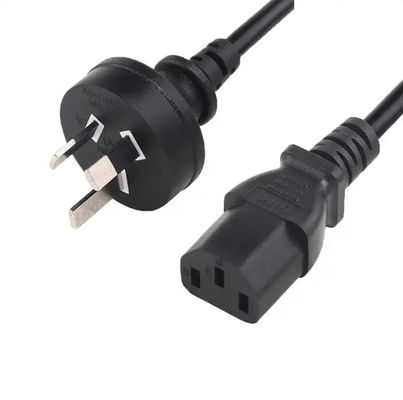 7.5A 10A 250V AU Austrália Padrão SAA Cordão de alimentação aprovado AC Cabos de extensão de fio Elétrico Plug Cabos de alimentação