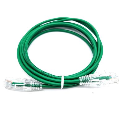 Cat6A UTP 4PR RJ45 Conector 28AWG Patch Cord Cable com PVC Jacket Aplica-se à LAN Network