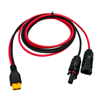Cabo de energia solar isolado XLPE Cabo de extensão do adaptador solar 4mm 6mm para painéis solares